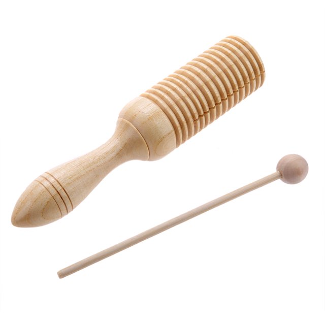 Yeacher Wooden Crow Sounder Oak Kid Children Musical Toy Percussion Instrument