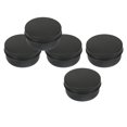 thumbnail image 2 of Transemion 5pcs Empty Aluminum Jars Cosmetic Screw Balm Lip Lid Cans Containers Black 50ml 1Set, 2 of 6