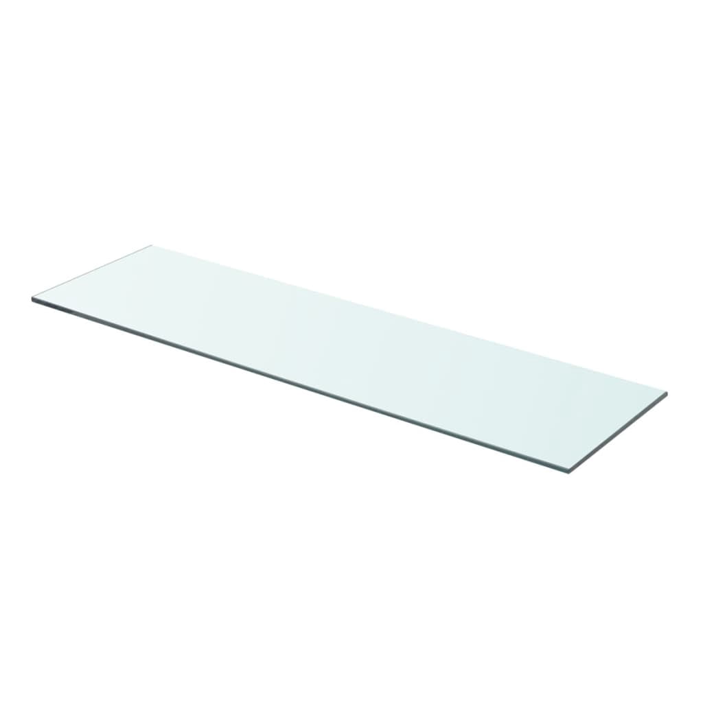 vidaXL Panneau d'Étagère en Verre Transparent 70x20 cm