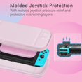 thumbnail image 2 of Carrying Case for Nintendo Switch OLED Model 2021/Switch, Light Pink - Kawaii Cute Portable Travel Case, Protective Storage Carry Bag, 2 of 5