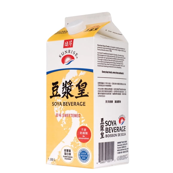 Sunrise Soya Foods Sunrise Sweentened Soya Beverage