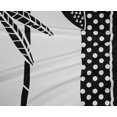 thumbnail image 5 of oneOone Tissu Polyester Spandex Noir Matériel de Robe Tropicale Tissu Imprimé Tissu au Mètre 56 Pouces de Large, 5 of 5