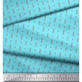 thumbnail image 3 of Soimoi Poly Georgette Fabric Curve Diamond & Clock Tower Architectural Print Sewing Fabric Yard 42 Inch Wide, 3 of 3