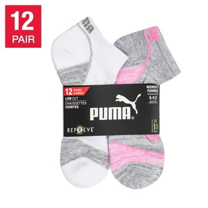Puma Femmes Reprêcher Sock athlétique, 12-pairs, blanc