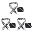 thumbnail image 1 of Maytalsory Sangle Réglable Bandoulière Anti-Rayures et Résistante aux Déchirures Remplacement Sangle de Sac à Main Noir et Blanc 3Ensemble, 1 of 6