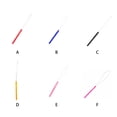 thumbnail image 1 of Beads Loop Pulling Needle Professional Tool Plastic-Handle Extension Supplies Threader Knitting Steel Ring Needle Wig Sewing Repair Black, 1 of 6