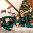 thumbnail image 2 of Family Matching Christmas Pajamas Set Holiday Elf Sleepwear  PJS Set for Couples, 2 of 7