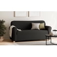 thumbnail image 1 of Housse de canapé SmartFit Pixel Soft Stretch, une pièce, noir, 1 of 9