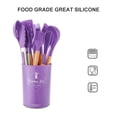 thumbnail image 3 of Kitchen Utensils Set 11Pcs Silicone Non-stick Barreled Cooking Utensils Set, 3 of 8