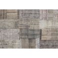 thumbnail image 1 of Ahgly Tapis d'Intérieur Rectangulaire Contemporain Patchwork Grès Brun, 9 Pieds x 12 Pieds, 1 of 6