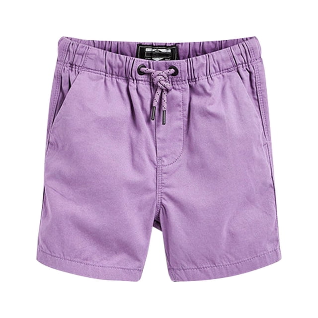 HIPYLO Shorts de Basketball Garçons 10-12 Shorts à Volants Volants Rouges Shorts de Gymnastique Noirs Shorts Courts de Basketball Vêtements Bébé Garçon 12-18 Mois Vêtements Ado Mignons, Violet 7-8 Ans