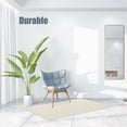 thumbnail image 3 of Tapis de Chaise Anti-Rayures Antidérapant Coussin de Chaise Pivotante Réutilisable en Polyester Tapis de Sol pour Maison Bureau Blanc, 3 of 7