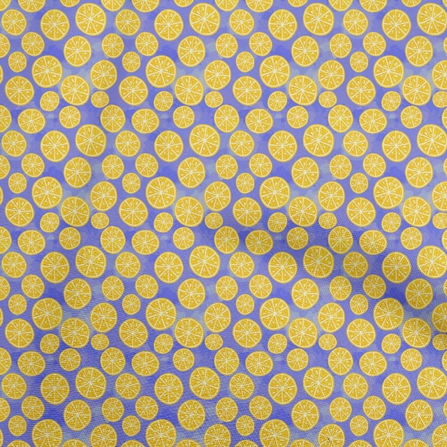 oneOone Rayon Medium Blue Fabric Dress Material Fabric Print Fabric By The Yard 56 Inch Wide