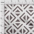 thumbnail image 2 of oneOone Viscose Jersey Gray Fabric Geometric Triangle Sewing Craft Projects Fabric Prints By Yard 60 Inch Wide, 2 of 4