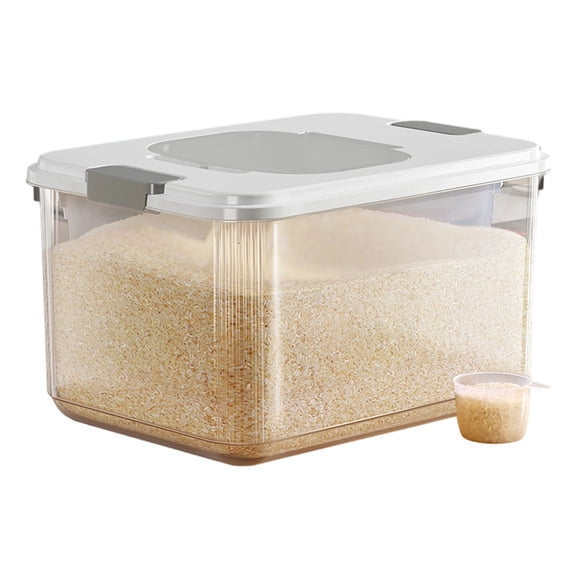 TIELUTT Food Containers Food Airtight Food Storage Containers Food Storage Large Volume Storage Containers Glass Container Glass Food Storage Containers Large Kitchen Stuff Flour Jar Side of Fridge St