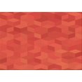 thumbnail image 1 of Ahgly Company Tapis Rectangulaire Lavable en Machine Intérieur Transitionnel Orange Rouge Orange, 7 Pieds x 10 Pieds, 1 of 7