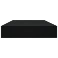 thumbnail image 2 of vidaXL Bookshelf Boards 4 pcs Black 100x10x1.5 cm Engineered Wood, 2 of 4