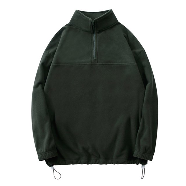 Hauts pour Femmes Manches Longues Chandail en Molleton Universel en Polaire à Col Rabattu Manches Longues Chandail en Molleton de Sport Ample Mode Couleur Unie Hauts Manches Longues pour Femmes