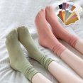 thumbnail image 2 of Lady Summer Socks 1 Pair Moisture Wicking Soft Chic Jogging Mid Tube Socks, 2 of 5