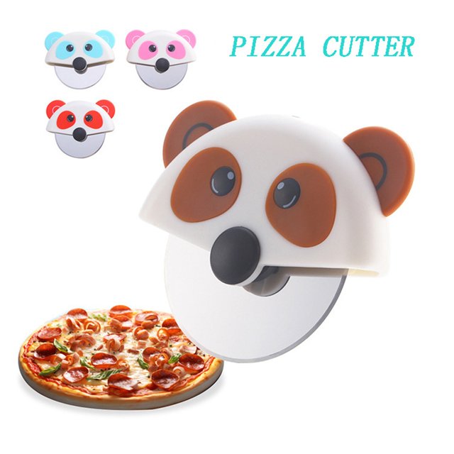 Vaidha Couteau à Pizza à Rouleau en Plastique pour Chiot