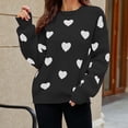 thumbnail image 5 of RKSTN Sweaters for Women Fashion Sleeves Round Neck Loose Tops Blouse Knitted Sweater Fall Sweaters, 5 of 5