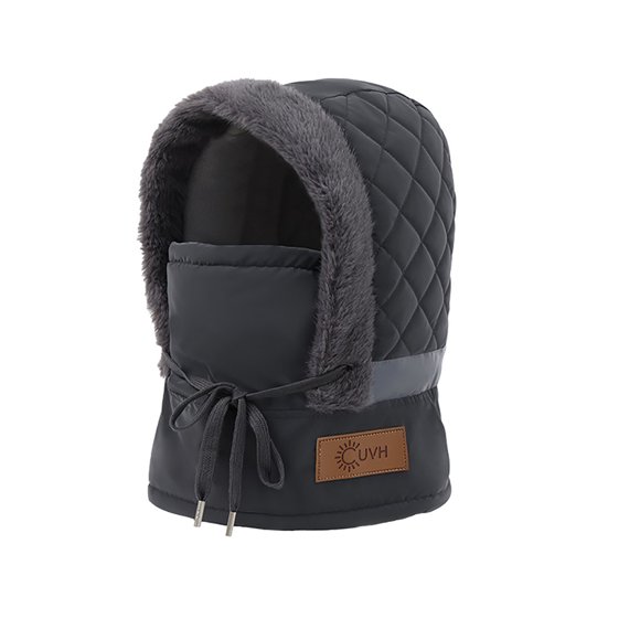 Winter Hats for Women Ohufall Winter Woolen Warm Ear-protecting Lei Feng Hats Men's And Women's Outdoor Cycling And Skiing Cold-proof Caps Face Mask And Scarf Integrated