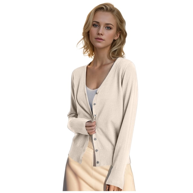 Robes Cardigan Formelles pour Femmes Cardigan Épais Cardigan Grande Taille Cardigan Court Chandails d'Été pour Femmes Ouvert Chandails Légers pour Femmes Ouvert Cardigan à Boutons-Pression en Titane Chandails pour