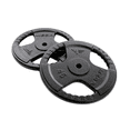 thumbnail image 1 of Mega Fitness 45 lb 1 Inch Standard Steel Weight Plate Barbell Training, 1 of 5