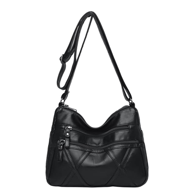 Small Crossbody Bag Soft Leather Shoulder Bag, Mother Bag, Women's Multi Compartment Crossbody Bag, Large Capacity Soft Leather Bag Small Shoulder Bag