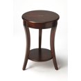 thumbnail image 1 of Butler Specialty Traditional Round Accent Table In Plantation Cherry, 1 of 9