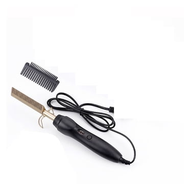 Comb Electric Hot Comb Straightener Professional Hair Straightener Hair Iron Titanium Alloy Hair Curler For Black Hair ,High Working Efficiency