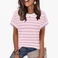 thumbnail image 1 of LVHAOGJOB Short Sleeve Tees for Women Shirts with Pockets V Neck Solid Color Summer Ladies Tops Tunic, 1 of 7