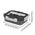 thumbnail image 2 of Chmadoxn Large Capacity Separated Plastic Sealed Lunch Box Lunch Box Students Work With Lunch Box Microwave Oven Available microwaveable lunch, 2 of 2