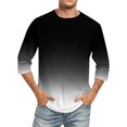 thumbnail image 1 of SDNall Shorts pour Hommes Hommes Imprimé Col Rond Décontracté Mode Manches Courtes Blouses Col Rond Chemises Chemises pour Hommes,T-Shirts à Manches Longues pour Hommes,Chemises à Manches Longues pour Hommes, 1 of 4