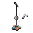 thumbnail image 2 of Microphone Étoile avec Support, Jouet Microphone Tout-en-un, Machine de Karaoké avec Support de Microphone Ajustable, Micro sur Pied pour Chanter Portable Casque Rétractable pour Musique Chanter sur la Scène Base Lumineuse, 2 of 7