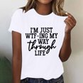 thumbnail image 2 of Birdeem Femmes Filles Grande Taille T-Shirts Imprimés Manches Courtes Col Rond T-Shirt Blouse Hauts, 2 of 7