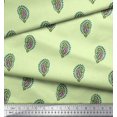 thumbnail image 3 of Soimoi Georgette Viscose Fabric Paisley Block Print Sewing Fabric Yard 42 Inch Wide, 3 of 3