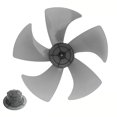 thumbnail image 1 of 14 Inch Household Plastic Fan Blade Five Leaves With Nut Cover For Pedestal, 1 of 1