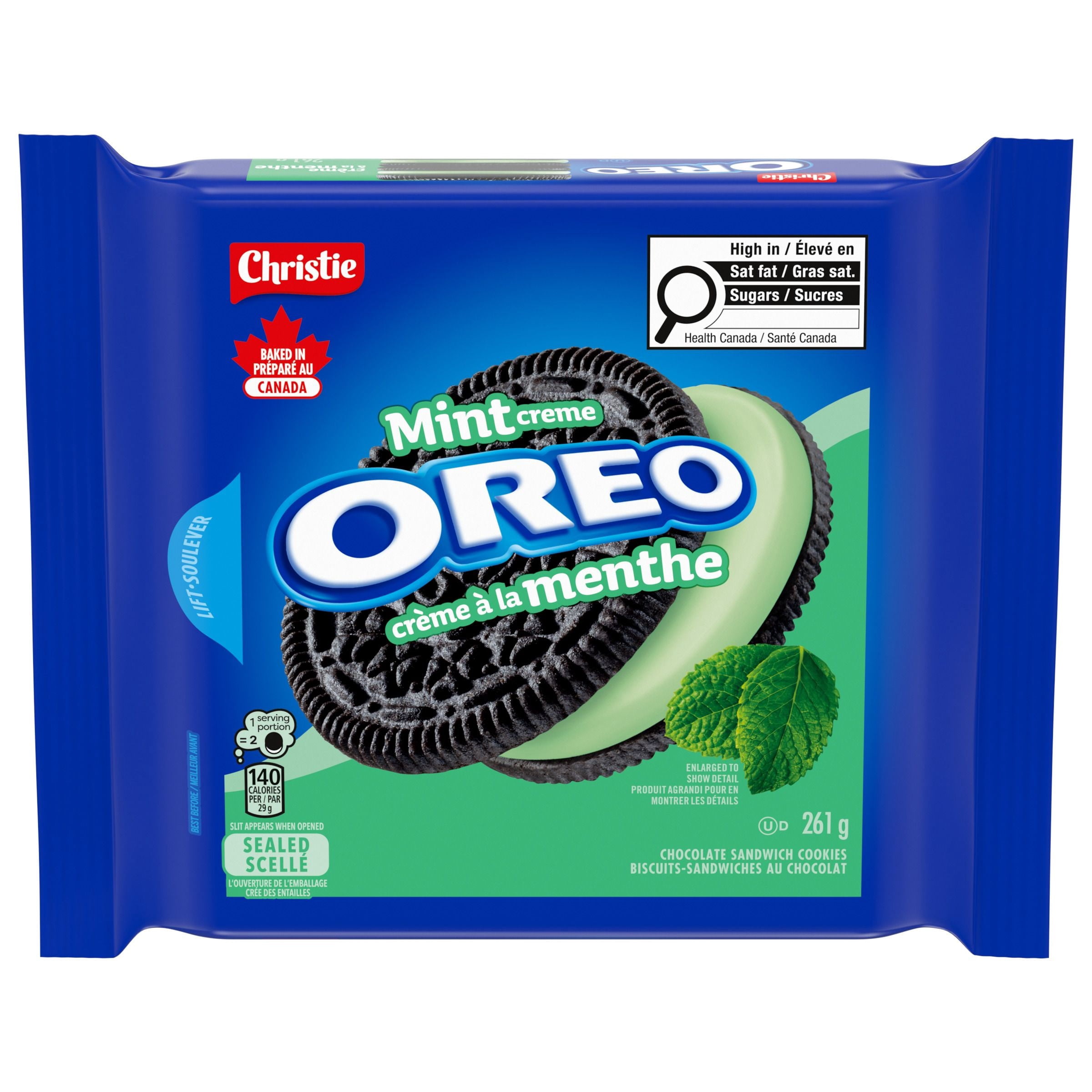 Oreo Mint Crème Sandwich Cookies