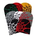 thumbnail image 2 of Decodeary Winter Look With Stylish Spider Web Hat Versatile Style Spider Web Beanie Hat white and black, 2 of 6