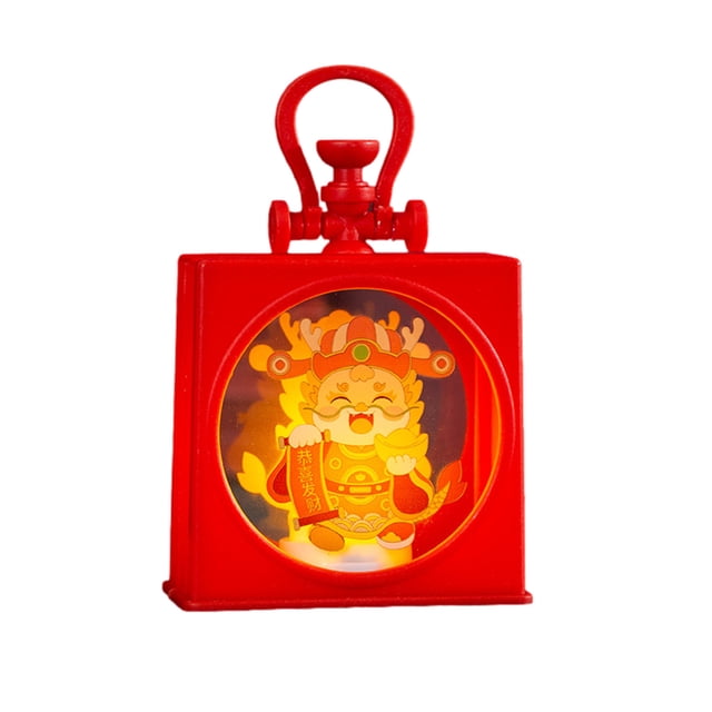 E Chinese New Year Lanterns Small Portable Handheld Lantern Design E With Battery Included Festival Decoration Gift Ornament