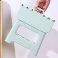 thumbnail image 2 of Folding Stool Plastic Space Saving Small Seat | Compact Lightweight Portable Step Stool for Home Office Outdoor | Multicolor | 22x18x19.5cm | Easy Fold & Storage, 2 of 6