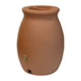 thumbnail image 3 of Algreen Castilla 50 Gallon Plastic Rain Water Collection Barrel, Terra Cotta, 3 of 4