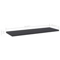 thumbnail image 4 of vidaXL Bookshelf Boards 8 pcs Grey 60x20x1.5 cm Engineered Wood, 4 of 4