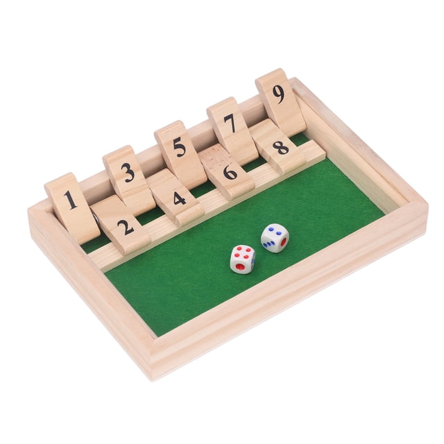 Dice Flip Tiles Game, Wear Resistant Educational Toy Mellow Portable Flip Tile Board Game For Friends Gathering Green