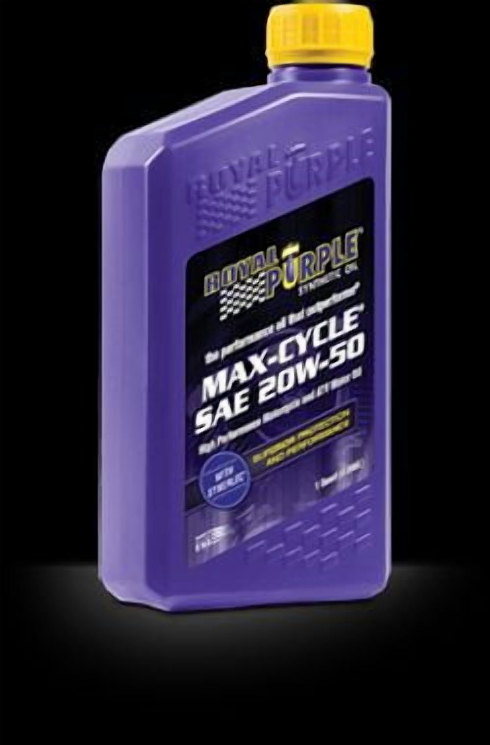 Royal Purple 01316 Oil Max-Cycle (R) SAE 20W-50; Synthetic; 1 Quart Bottle; Single; Motorcycle Oil