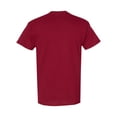 thumbnail image 2 of Gildan Mens Heavy Cotton T-Shirt, M, Garnet, 2 of 2