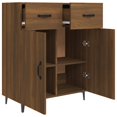 thumbnail image 5 of vidaXL Sideboard Brown Oak 69.5x34x90 cm Engineered Wood, 5 of 5