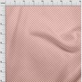 thumbnail image 4 of oneOone Cotton Jersey Light Peach Fabric Gingham Check Craft Projects Decor Fabric Printed By The Yard 58 Inch Wide, 4 of 4