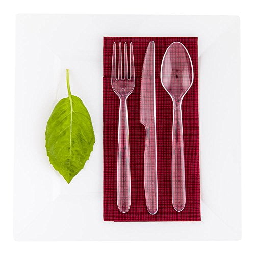 Clear Plastic Spoon, Plastic Spoon - 7.3" - Moderna - 250ct Box - Restaurantware